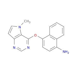 1-Naphthalenamine, 4-[(5-methyl-5H-pyrrolo[3,2-d]pyrimidin-4-yl)oxy]-
