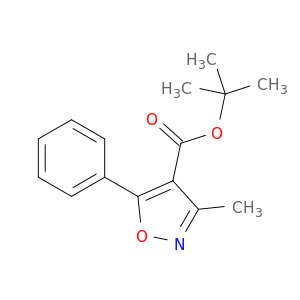 4-Isoxazolecarboxylic acid, 3-methyl-5-phenyl-, 1,1-dimethylethyl ester