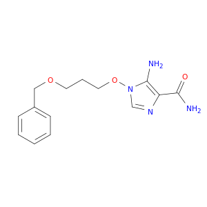 1H-Imidazole-4-carboxamide, 5-amino-1-[3-(phenylmethoxy)propoxy]-