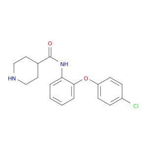 4-Piperidinecarboxamide, N-[2-(4-chlorophenoxy)phenyl]-