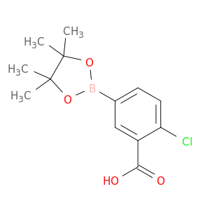 2-氯-5-(4,4,5,5-四甲基-1,3,2-二氧化硼酚-2-基)苯甲酸