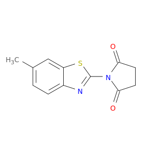 2,5-Pyrrolidinedione, 1-(6-methyl-2-benzothiazolyl)-