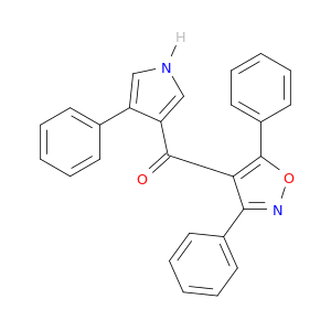 Methanone, (3,5-diphenyl-4-isoxazolyl)(4-phenyl-1H-pyrrol-3-yl)-
