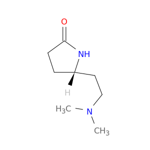 2-Pyrrolidinone, 5-[2-(dimethylamino)ethyl]-, (S)-