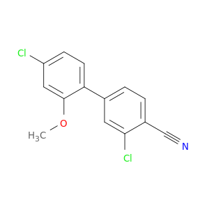 2-Chloro-4-(4-chloro-2-methoxyphenyl)benzonitrile