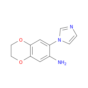 [7-(1H-咪唑基-1-基)-2,3-二氢-1,4-苯并二氧杂芑-6-基]胺