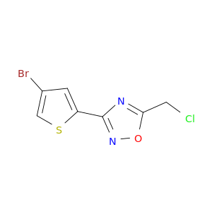 3-(4-溴-2-噻吩基)-5-(氯甲基)-1,2,4-恶二唑
