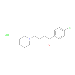 1-Butanone, 1-(4-chlorophenyl)-4-(1-piperidinyl)-, hydrochloride