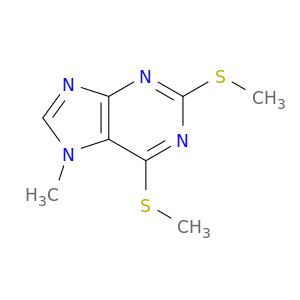 7H-Purine, 7-methyl-2,6-bis(methylthio)-