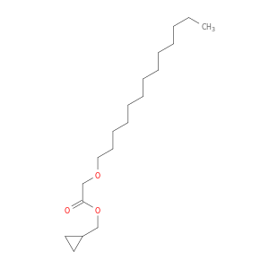 Acetic acid, (tridecyloxy)-, cyclopropylmethyl ester