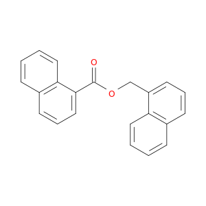 1-Naphthalenecarboxylic acid, 1-naphthalenylmethyl ester