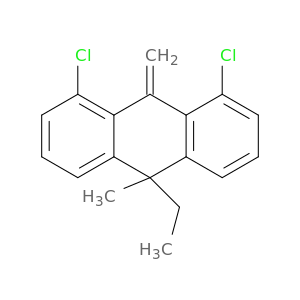 1,8-dichloro-10-ethyl-10-methyl-9-methylidene-9,10-dihydroanthracene