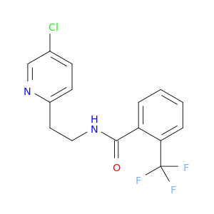 Benzamide, N-[2-(5-chloro-2-pyridinyl)ethyl]-2-(trifluoromethyl)-