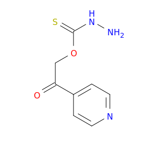 Hydrazinecarbothioic acid, O-[2-oxo-2-(4-pyridinyl)ethyl] ester
