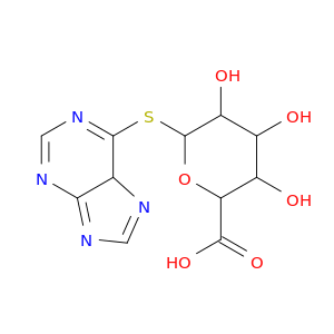 3,4,5-trihydroxy-6-(5H-purin-6-ylsulfanyl)oxane-2-carboxylic acid