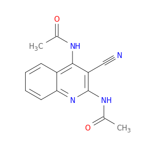 Acetamide, N,N'-(3-cyano-2,4-quinolinediyl)bis-