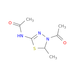 Acetamide, N-(4-acetyl-4,5-dihydro-5-methyl-1,3,4-thiadiazol-2-yl)-