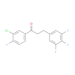 1-丙酮,1-(3-氯-4-氟苯基)-3-(3,4,5-三氟苯基)-