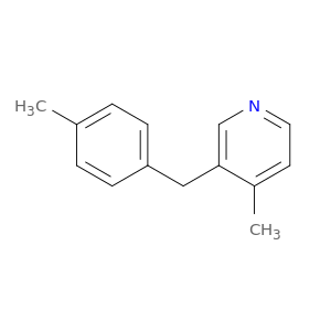 Pyridine, 4-methyl-3-[(4-methylphenyl)methyl]-
