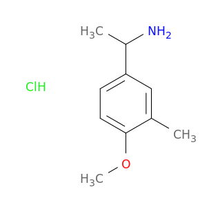 [1-(4-Methoxy-3-methylphenyl)ethyl]amine Hydrochloride