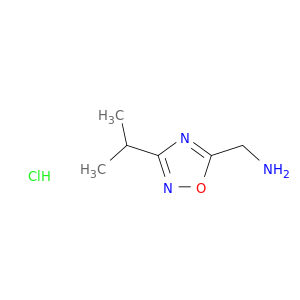 1,2,4-恶二唑-5-甲胺,3-(1-甲基乙基)-,盐酸盐(1:1)