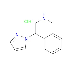 异喹啉,1,2,3,4-四氢-4-(1H-吡唑-1-基)-,盐酸盐(1：1)