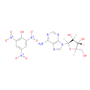 Adenosine, compd. with 2,4,6-trinitrophenol (1:1)