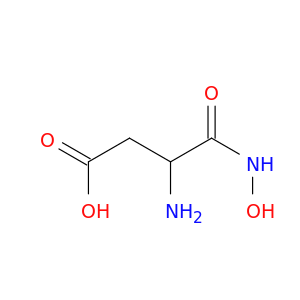 Butanoic acid, 3-amino-4-(hydroxyamino)-4-oxo-