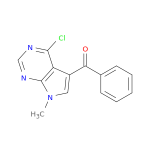 (4-Chloro-7-methyl-7H-pyrrolo[2,3-d]pyrimidin-5-yl)(phenyl)methanone
