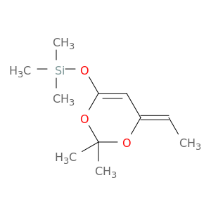 Silane, [[(4Z)-4-ethylidene-2,2-dimethyl-4H-1,3-dioxin-6-yl]oxy]trimethyl-
