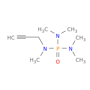 Phosphoric triamide, pentamethyl-2-propynyl-