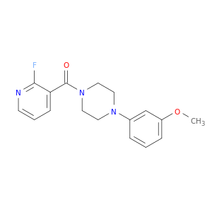 Methanone, (2-fluoro-3-pyridinyl)[4-(3-methoxyphenyl)-1-piperazinyl]-
