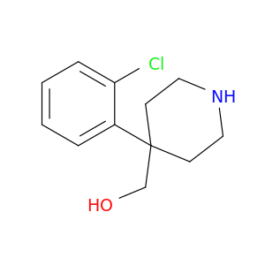 4-Piperidinemethanol, 4-(2-chlorophenyl)-