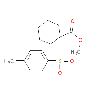 Cyclohexanecarboxylicacid, 1-[(4-methylphenyl)sulfonyl]-, methyl ester