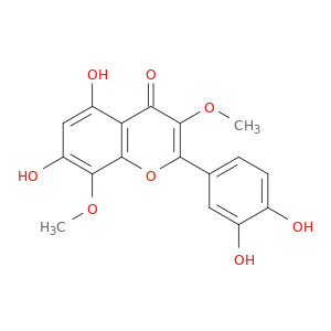 3',4',5,7-TETRAHYDROXY-3,8-DIMETHOXYFLAVONE