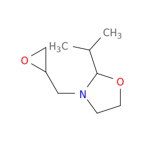 Oxazolidine, 2-(1-methylethyl)-3-(oxiranylmethyl)-