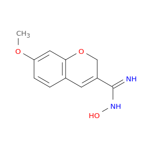 N-HYDROXY-7-METHOXY-2H-CHROMENE-3-CARBOXIMIDAMIDE