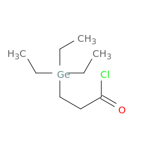 Propanoyl chloride, 3-(triethylgermyl)-