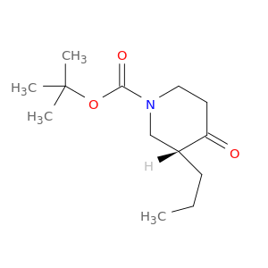 1-Piperidinecarboxylicacid, 4-oxo-3-propyl-, 1,1-dimethylethyl ester, (3R)-