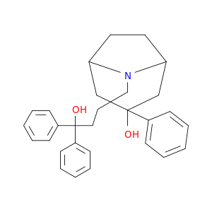 8-Azabicyclo[3.2.1]octane-8-butanol,3-hydroxy-a,a,3-triphenyl-