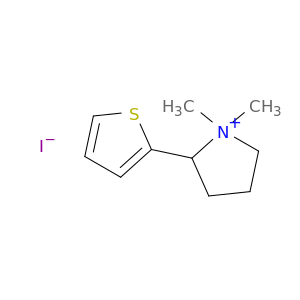 Pyrrolidinium, 1,1-dimethyl-2-(2-thienyl)-, iodide
