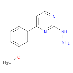 2-Hydrazino-4-(3-methoxyphenyl)pyrimidine