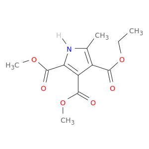 1H-Pyrrole-2,3,4-tricarboxylic acid, 5-methyl-, 4-ethyl 2,3-dimethyl ester