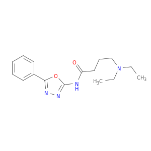 Butanamide, 4-(diethylamino)-N-(5-phenyl-1,3,4-oxadiazol-2-yl)-