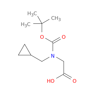 2-{[(tert-Butoxy)carbonyl](cyclopropylmethyl)amino}acetic Acid