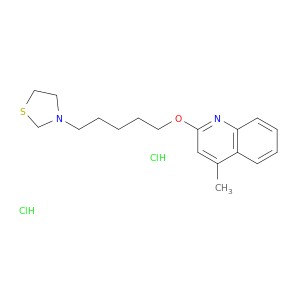 4-methyl-2-{[5-(1,3-thiazolidin-3-yl)pentyl]oxy}quinoline dihydrochloride