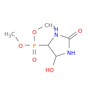 Phosphonic acid, (5-hydroxy-2-oxo-4-imidazolidinyl)-, dimethyl ester