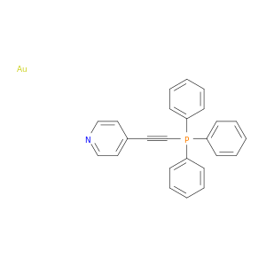 Gold, (4-pyridinylethynyl)(triphenylphosphine)-