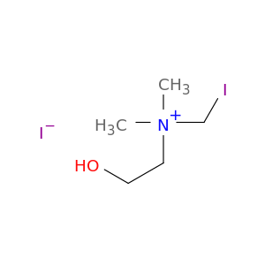2-羟基-N-(碘甲基)-N,N-二甲基乙胺碘化物