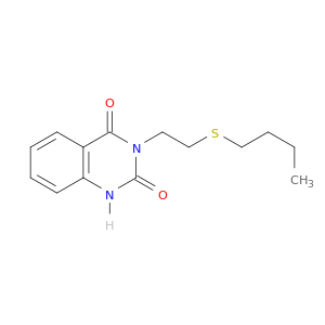 2,4(1H,3H)-Quinazolinedione, 3-[2-(butylthio)ethyl]-